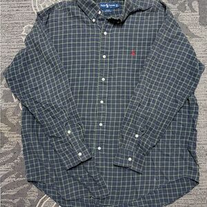 Ralph Lauren Polo Men's Green Plaid Shirt